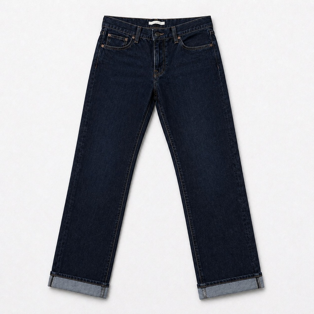 Levis Classic Straight Jeans W31 L30 Dark Wash Denim Youth Boys